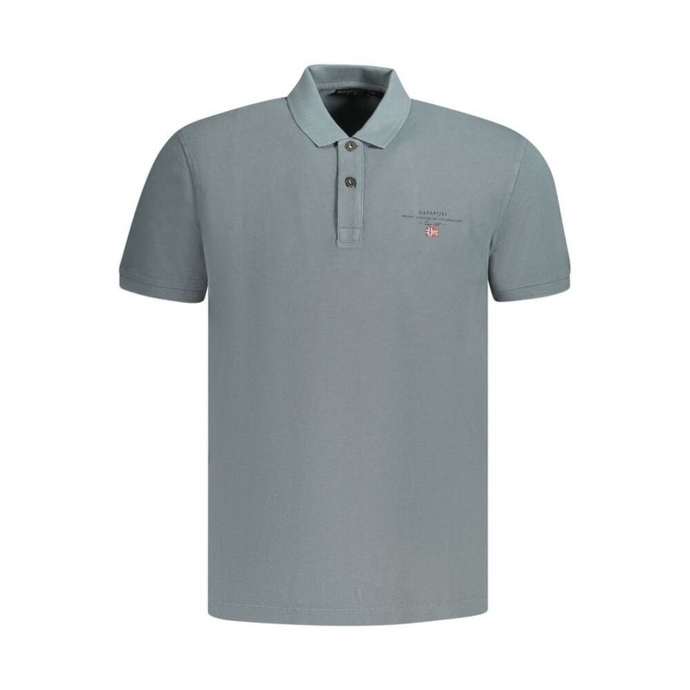 Napapijri Grigio Cotton Men Men's Polo